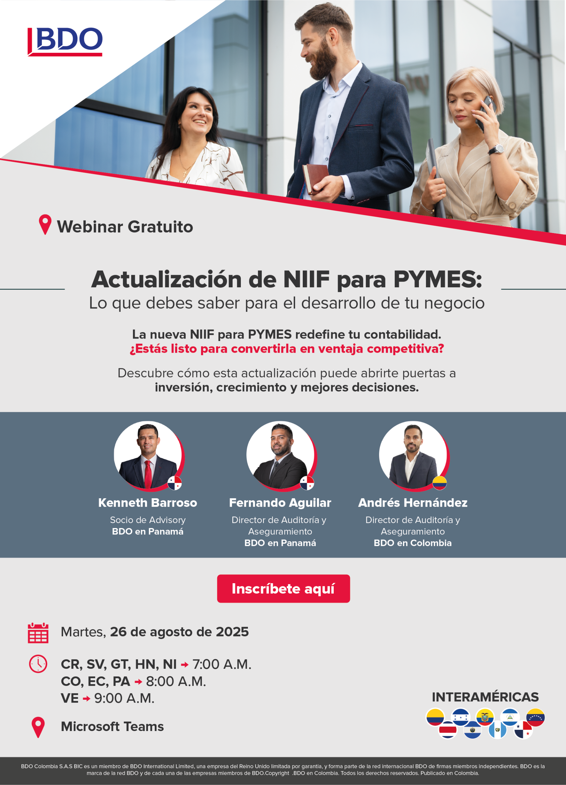 Webinar - Actualización Niif para pymes
