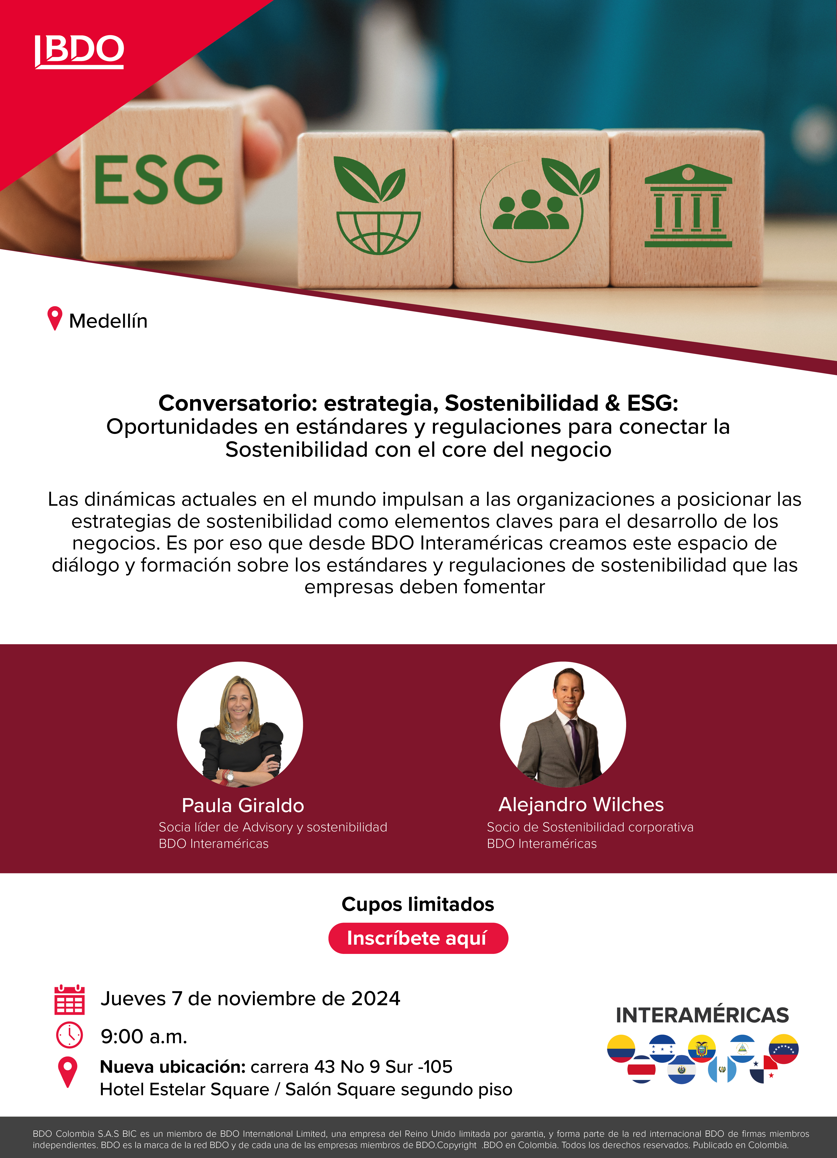 Conversatorio: estrategia, Sostenibilidad y ESG