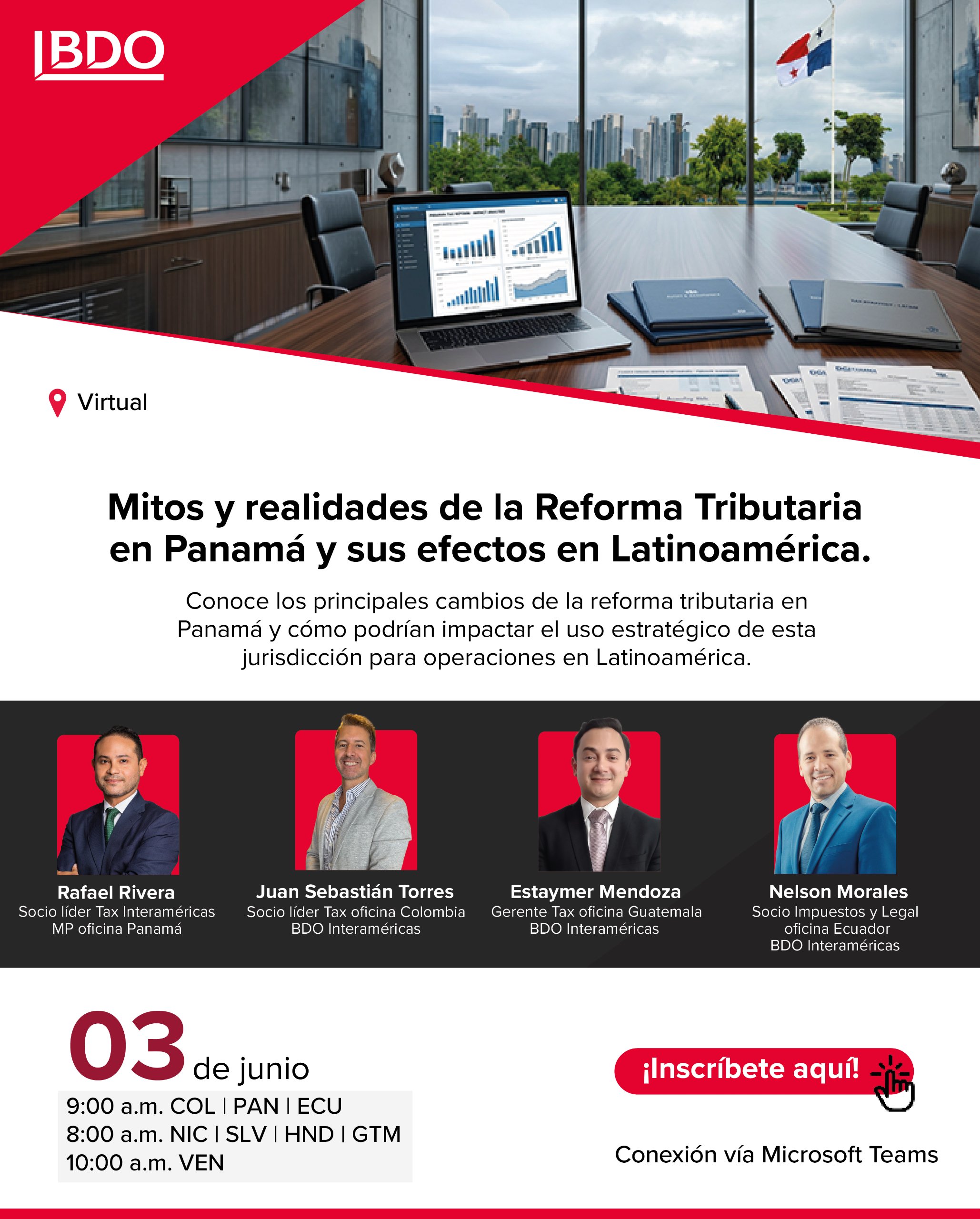 webinar reforma tributaria panama bdo interamericas impactos en latinoamerica